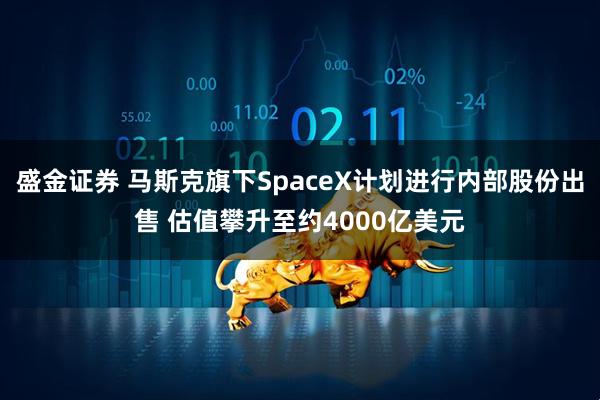 盛金证券 马斯克旗下SpaceX计划进行内部股份出售 估值攀升至约4000亿美元